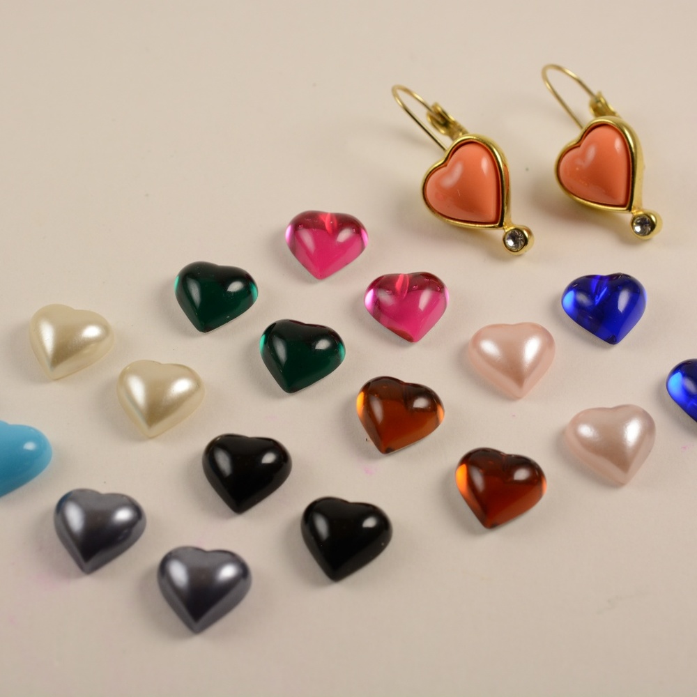 Joan Rivers Interchangeable Heart Earrings